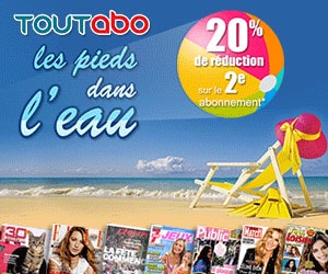 Bon plan 20% de réduction sur le 2e abonnement