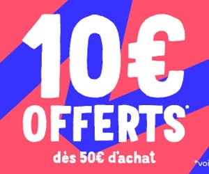 Nouveau client | -10€ dès 50€ d'achat pour votre première commande