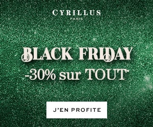 Black Friday: jusqu'à -30% sur tout