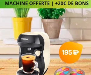 Bon plan Pour l'achat de 12 packs, 1 machine Happy ou Style GRATUITE