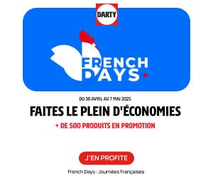 Bon plan Les French Days chez Darty avec plus de 500 produits en promotion