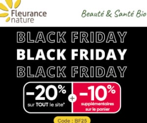 Code promo Black Friday -20% sur tout le site + -10% supplémentaire sur tout le panier + cadeau dès 29€ d'achar