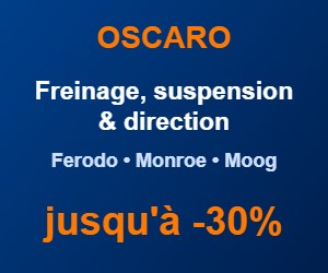 Bon plan Oscaro : jusqu'à -30% sur le freinage Ferodo, les amortisseurs Monroe et les pièces de direction Moog