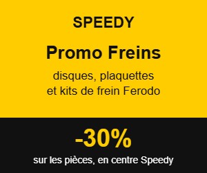 Bon plan Promo freins Speedy : -30% sur les disques, plaquettes et kits de frein Ferodo